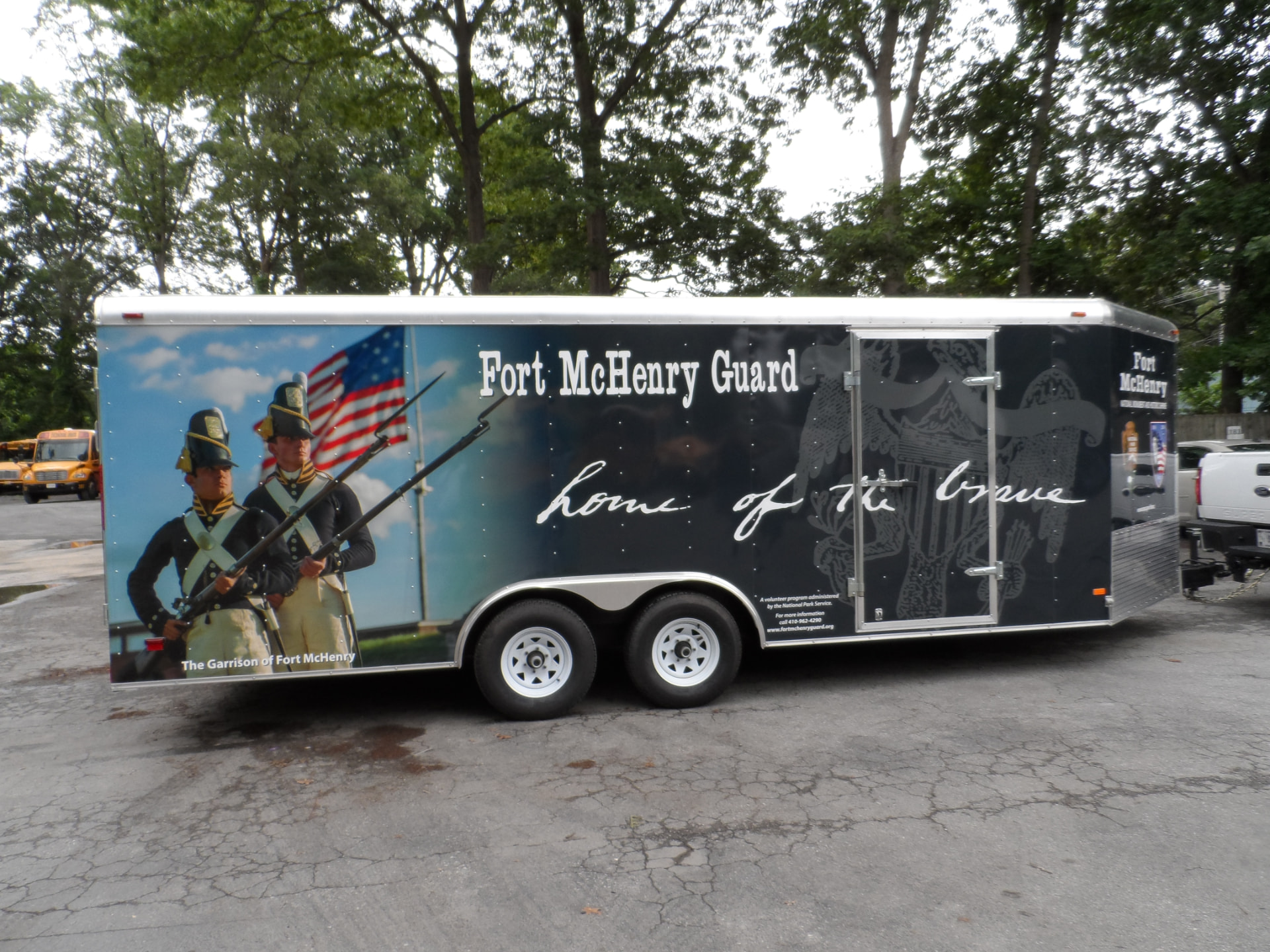 Trailer wrap, Fort McHenry Guard